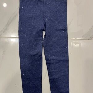3/$20 Kids Navy Blue Speckled Leggings